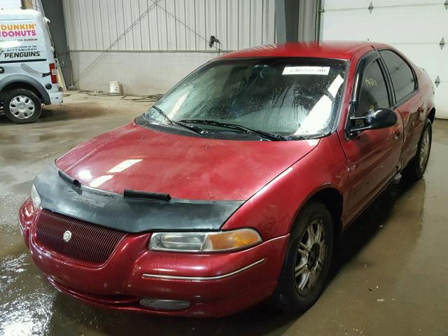 1C3EJ56H7WN153276 - 1998 CHRYSLER CIRRUS LXI BURGUNDY photo 2