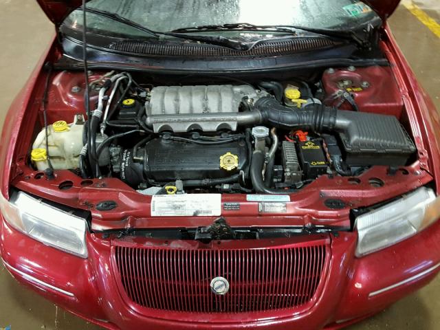 1C3EJ56H7WN153276 - 1998 CHRYSLER CIRRUS LXI BURGUNDY photo 7