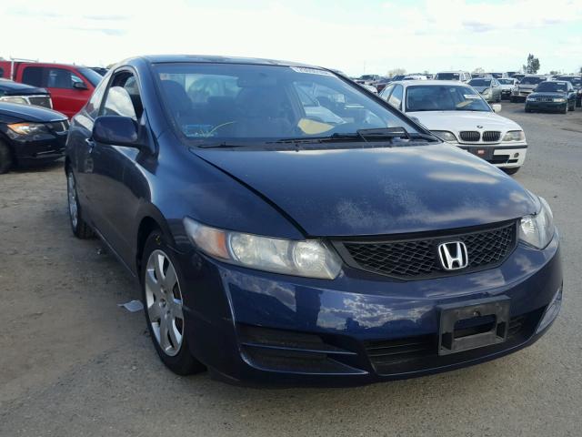 2HGFG1B61AH520431 - 2010 HONDA CIVIC LX BLUE photo 1