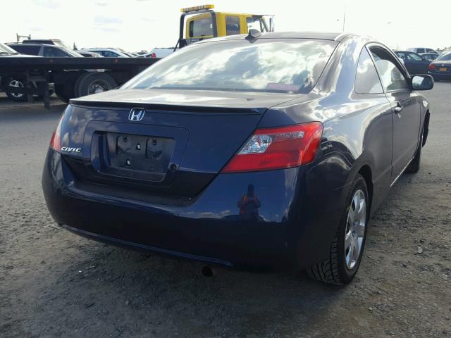 2HGFG1B61AH520431 - 2010 HONDA CIVIC LX BLUE photo 4