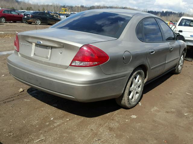 1FAFP56U26A119769 - 2006 FORD TAURUS SEL BEIGE photo 4