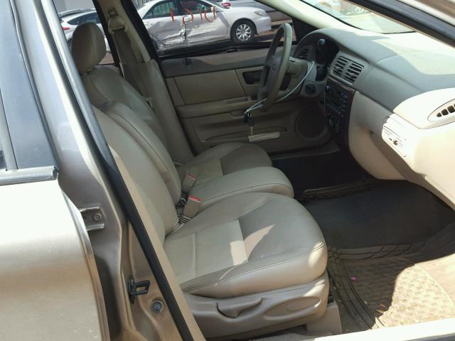 1FAFP56U26A119769 - 2006 FORD TAURUS SEL BEIGE photo 5