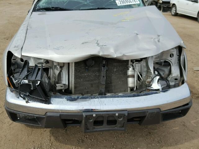 1GTDT136658205054 - 2005 GMC CANYON SILVER photo 7