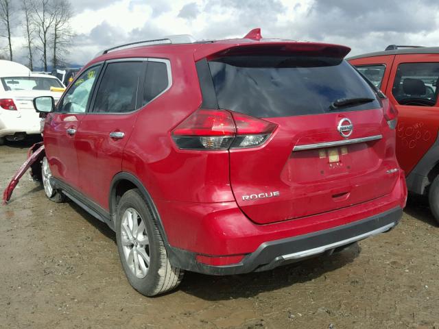 JN8AT2MV5HW000716 - 2017 NISSAN ROGUE S RED photo 3