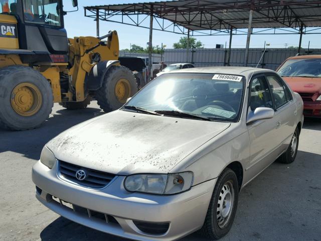 1NXBR12E91Z491896 - 2001 TOYOTA COROLLA CE SILVER photo 2