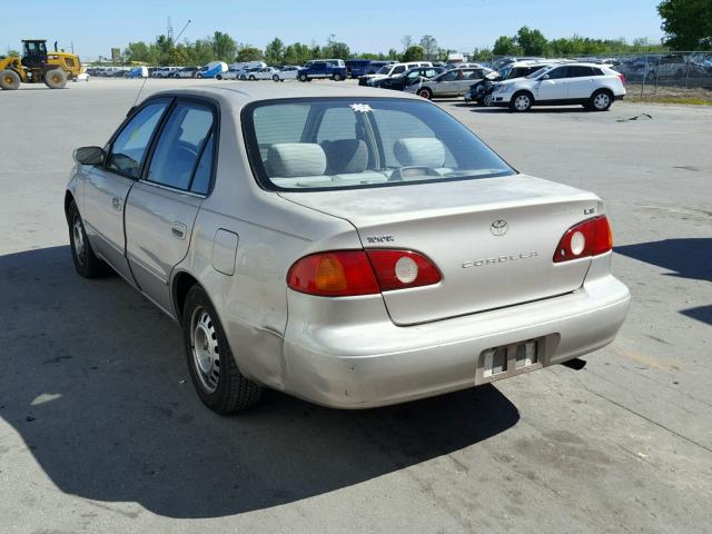 1NXBR12E91Z491896 - 2001 TOYOTA COROLLA CE SILVER photo 3