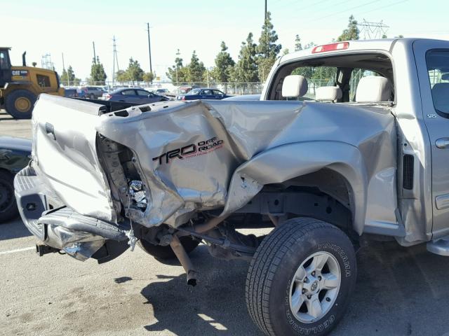 5TBET34185S473336 - 2005 TOYOTA TUNDRA DOU SILVER photo 9