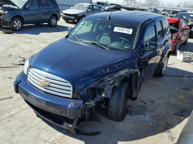 3GNBAADB6AS512080 - 2010 CHEVROLET HHR LS BLUE photo 2