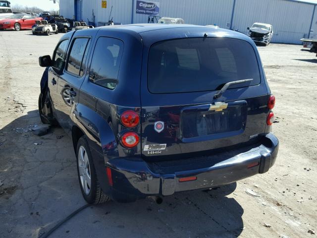 3GNBAADB6AS512080 - 2010 CHEVROLET HHR LS BLUE photo 3