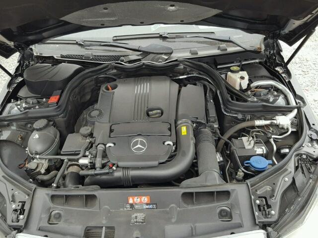 WDDGF4HB8CA600893 - 2012 MERCEDES-BENZ C 250 BLACK photo 7