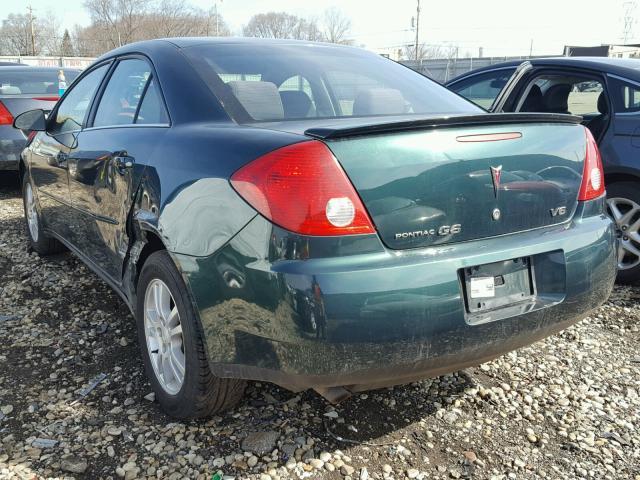 1G2ZG558X64222176 - 2006 PONTIAC G6 SE1 GREEN photo 3