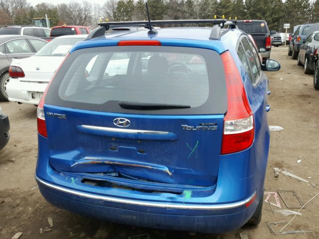 KMHDC8AE2AU053869 - 2010 HYUNDAI ELANTRA TO BLUE photo 9