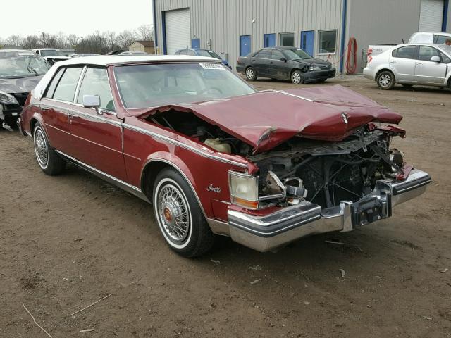 1G6AS6989EE821976 - 1984 CADILLAC SEVILLE RED photo 1