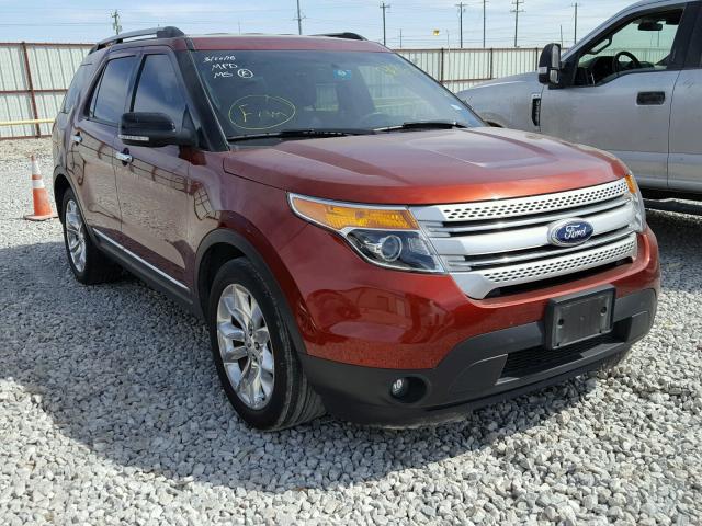 1FM5K7D81EGB35457 - 2014 FORD EXPLORER X RED photo 1