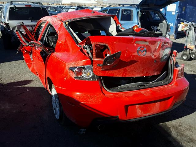 JM1BK124X71643114 - 2007 MAZDA 3 S RED photo 3