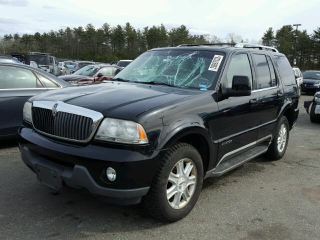 5LMEU88H44ZJ34183 - 2004 LINCOLN AVIATOR BLACK photo 2