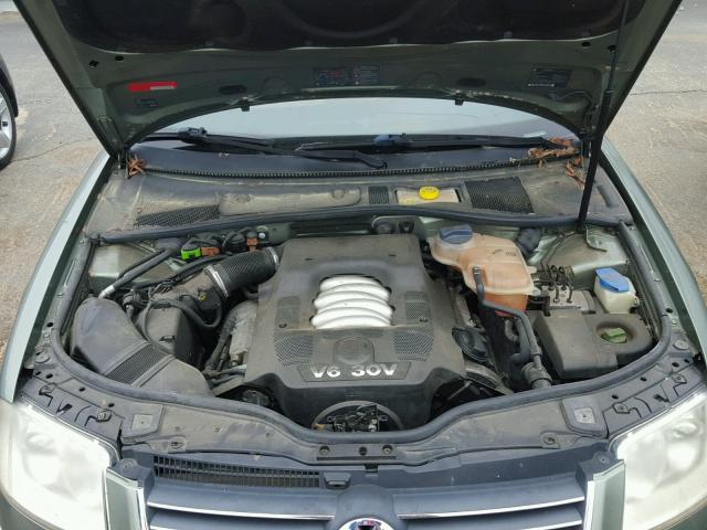 WVWRH63B12P441856 - 2002 VOLKSWAGEN PASSAT GLX GREEN photo 7