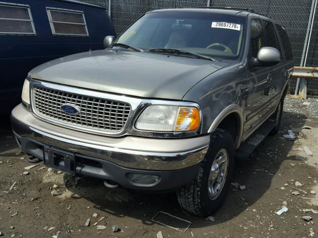 1FMPU18L0XLB25253 - 1999 FORD EXPEDITION GREEN photo 2