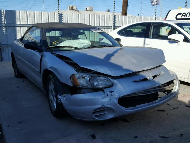 1C3EL45X73N507435 - 2003 CHRYSLER SEBRING LX SILVER photo 1