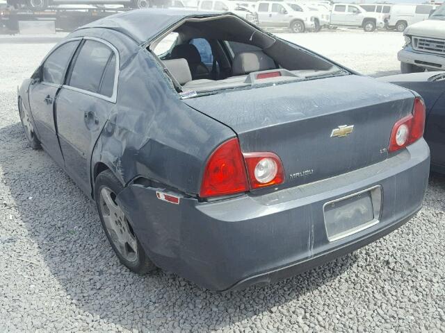 1G1ZG57B584211621 - 2008 CHEVROLET MALIBU LS 灰色 照片 3