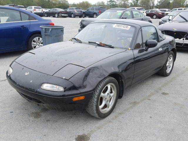 JM1NA3538T0703664 - 1996 MAZDA MX-5 MIATA BLACK photo 2