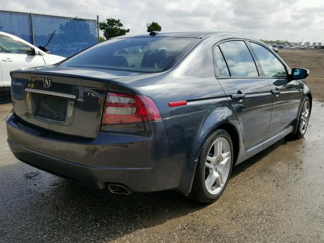 19UUA66247A034054 - 2007 ACURA TL BLUE photo 4