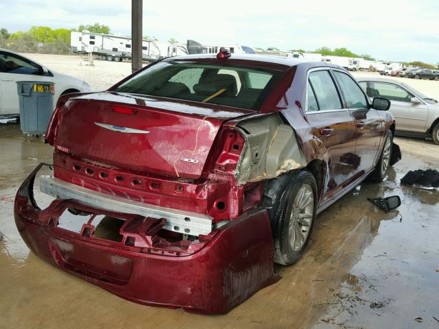 2C3CCAAG7HH577772 - 2017 CHRYSLER 300 LIMITE MAROON photo 4