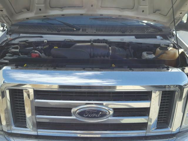 1FBNE3BL4ADA57879 - 2010 FORD ECONOLINE WHITE photo 7