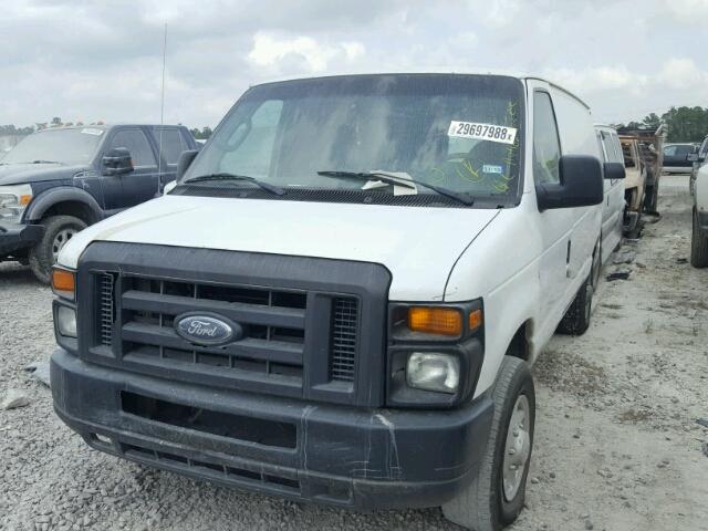 1FTNE14W88DA43078 - 2008 FORD ECONOLINE WHITE photo 2