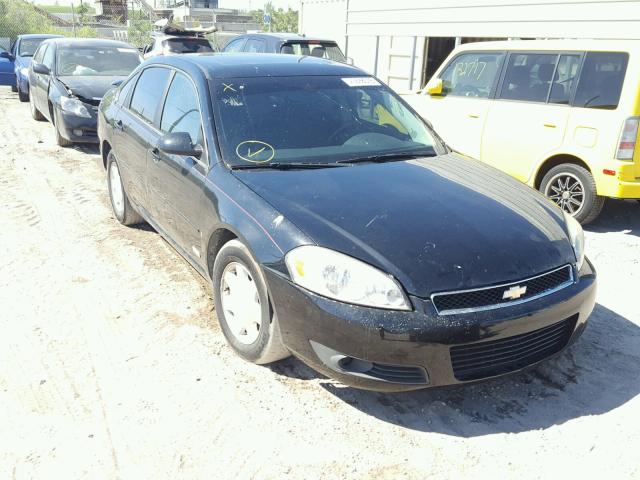 2G1WD58C781255456 - 2008 CHEVROLET IMPALA SUP BLACK photo 1