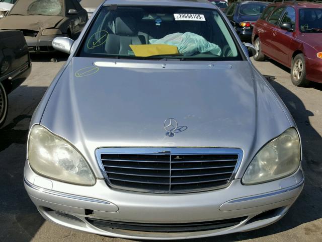 WDBNG75J03A318807 - 2003 MERCEDES-BENZ S 500 SILVER photo 9