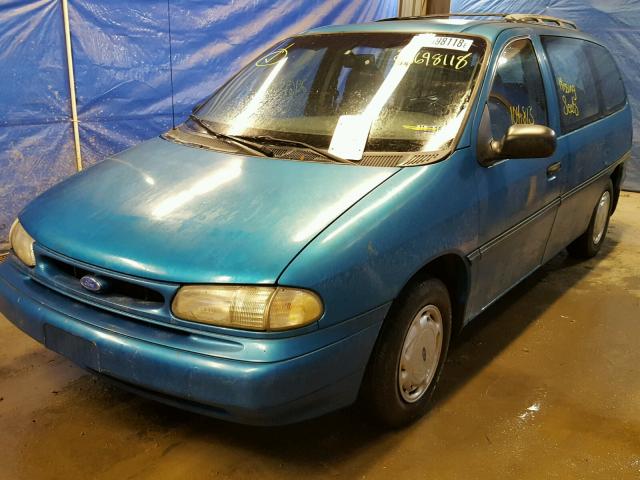 2FMDA5144SBB90573 - 1995 FORD WINDSTAR W BLUE photo 2