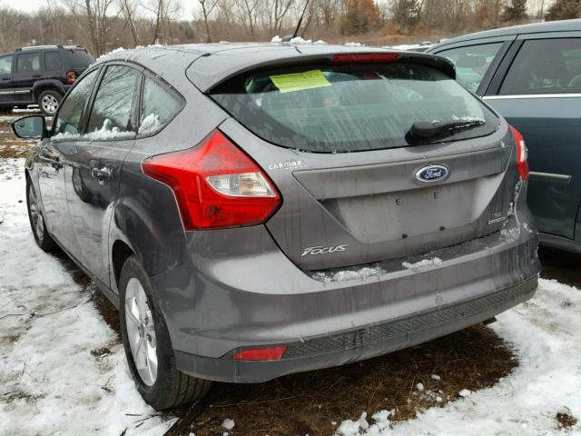 1FADP3K2XEL192388 - 2014 FORD FOCUS SE GRAY photo 3