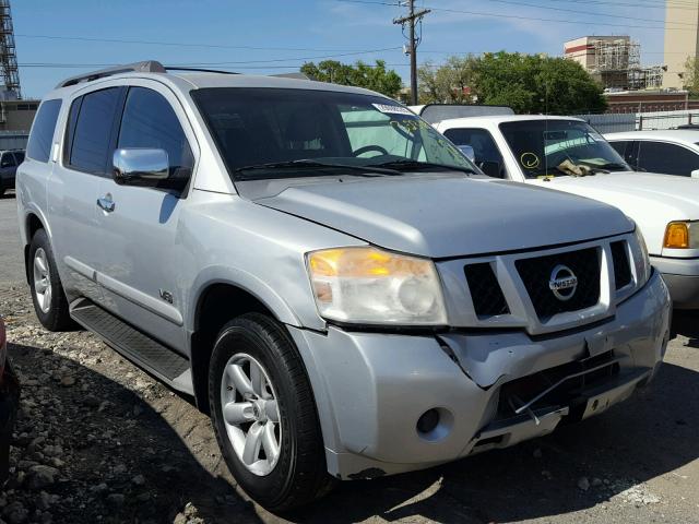 5N1BA08D68N628846 - 2008 NISSAN ARMADA SE SILVER photo 1