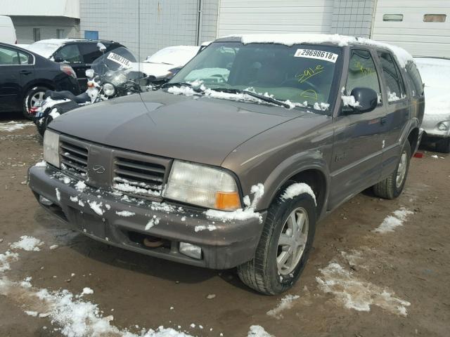 1GHDT13W9W2728602 - 1998 OLDSMOBILE BRAVADA BROWN photo 2