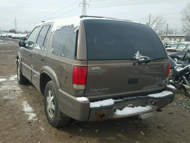 1GHDT13W9W2728602 - 1998 OLDSMOBILE BRAVADA BROWN photo 3