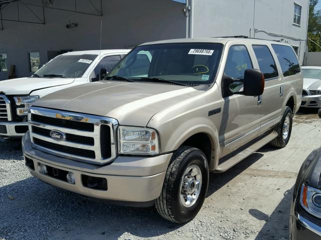 1FMNU43S84EA00069 - 2004 FORD EXCURSION BEIGE photo 2