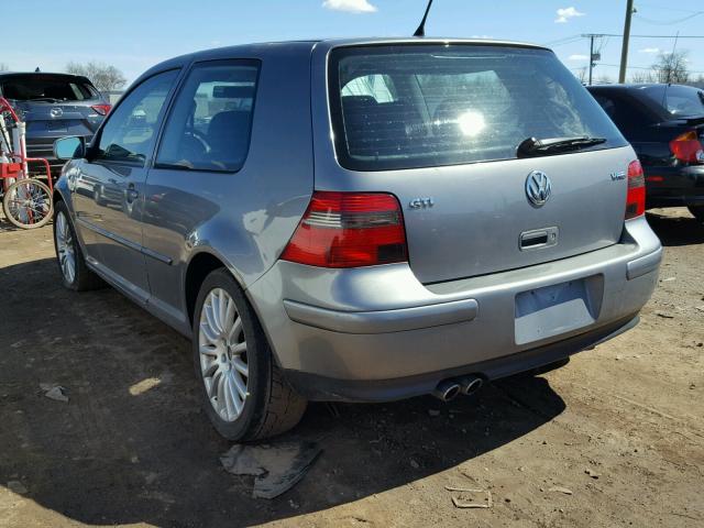 9BWDH61J944014942 - 2004 VOLKSWAGEN GTI VR6 GRAY photo 3