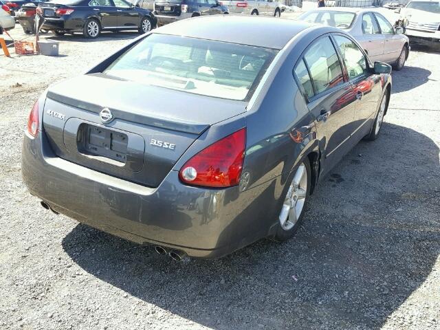 1N4BA41E16C827221 - 2006 NISSAN MAXIMA SE CHARCOAL photo 4