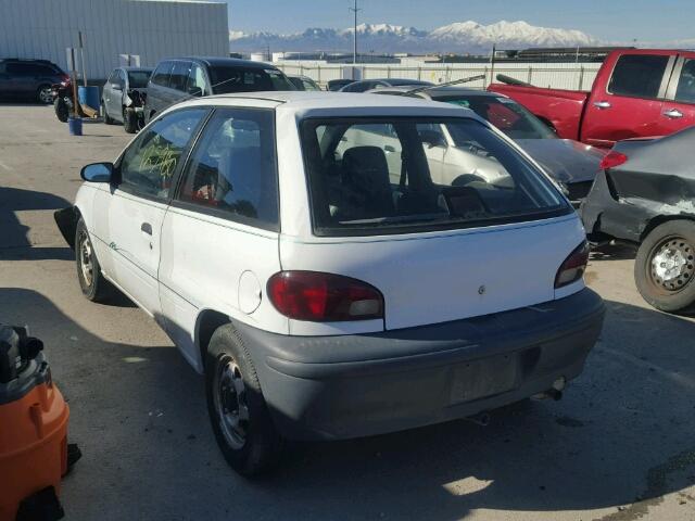 2C1MR2261S6791120 - 1995 GEO METRO BASE WHITE photo 3