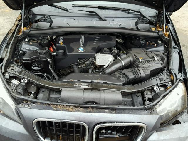 WBAVL1C51EVR93557 - 2014 BMW X1 XDRIVE2 GRAY photo 7