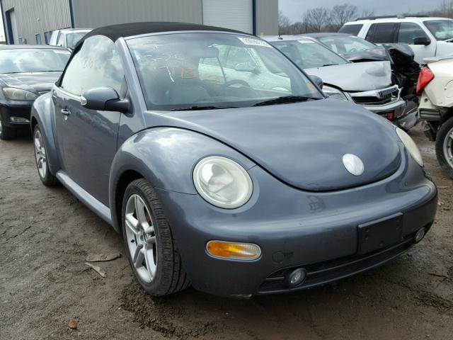 3VWCD31Y94M312972 - 2004 VOLKSWAGEN NEW BEETLE GRAY photo 1