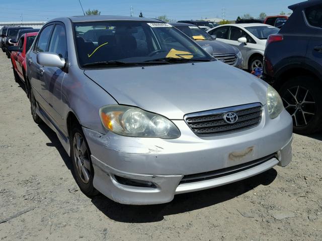 1NXBR32E75Z553491 - 2005 TOYOTA COROLLA CE SILVER photo 1