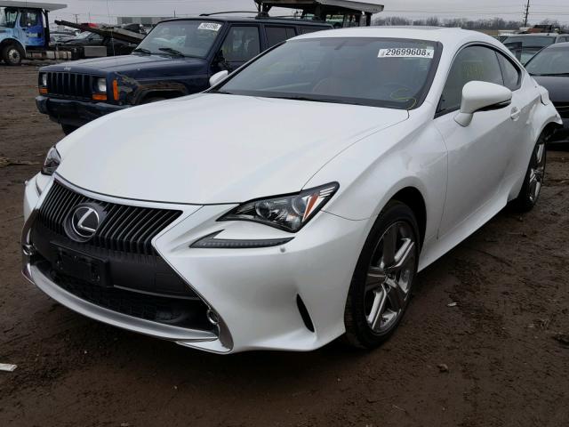 JTHSE5BC7F5004037 - 2015 LEXUS RC 350 WHITE photo 2