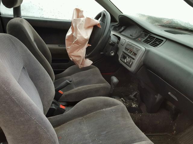 1HGEJ1252PL020116 - 1993 HONDA CIVIC EX წითელი ფოტო 5
