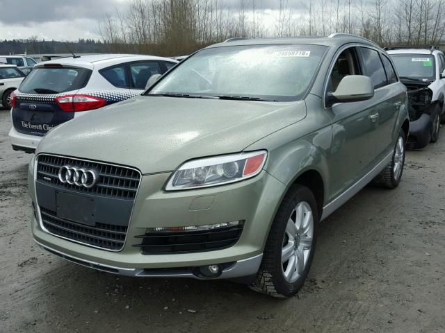 WA1AV74L37D010330 - 2007 AUDI Q7 4.2 QUA GREEN photo 2