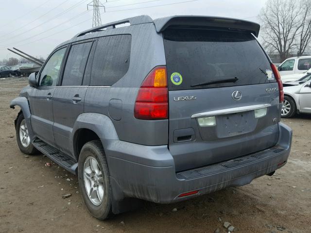 JTJBT20X460103548 - 2006 LEXUS GX 470 GRAY photo 3