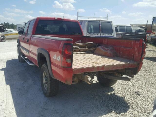 1GCHK23294F235862 - 2004 CHEVROLET SILVERADO RED photo 3