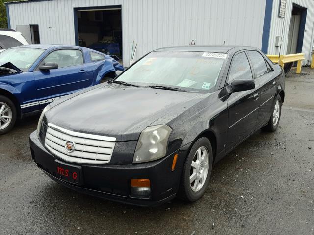 1G6DM57T770175717 - 2007 CADILLAC CTS BLACK photo 2