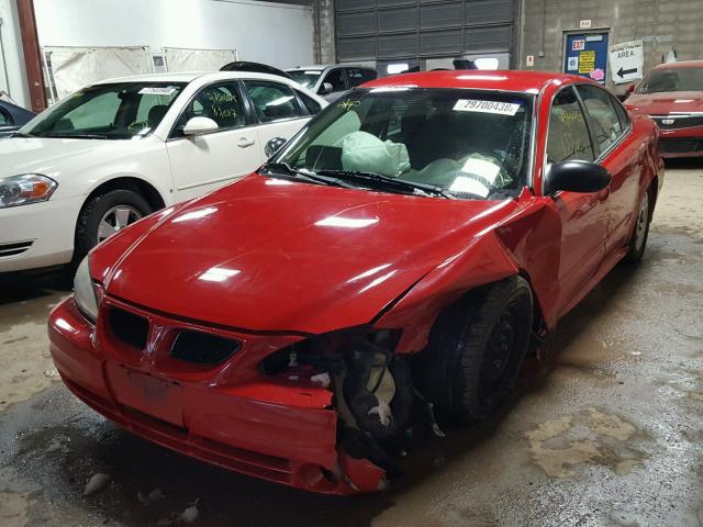1G2NF52E53C108311 - 2003 PONTIAC GRAND AM S Qırmızı foto 2